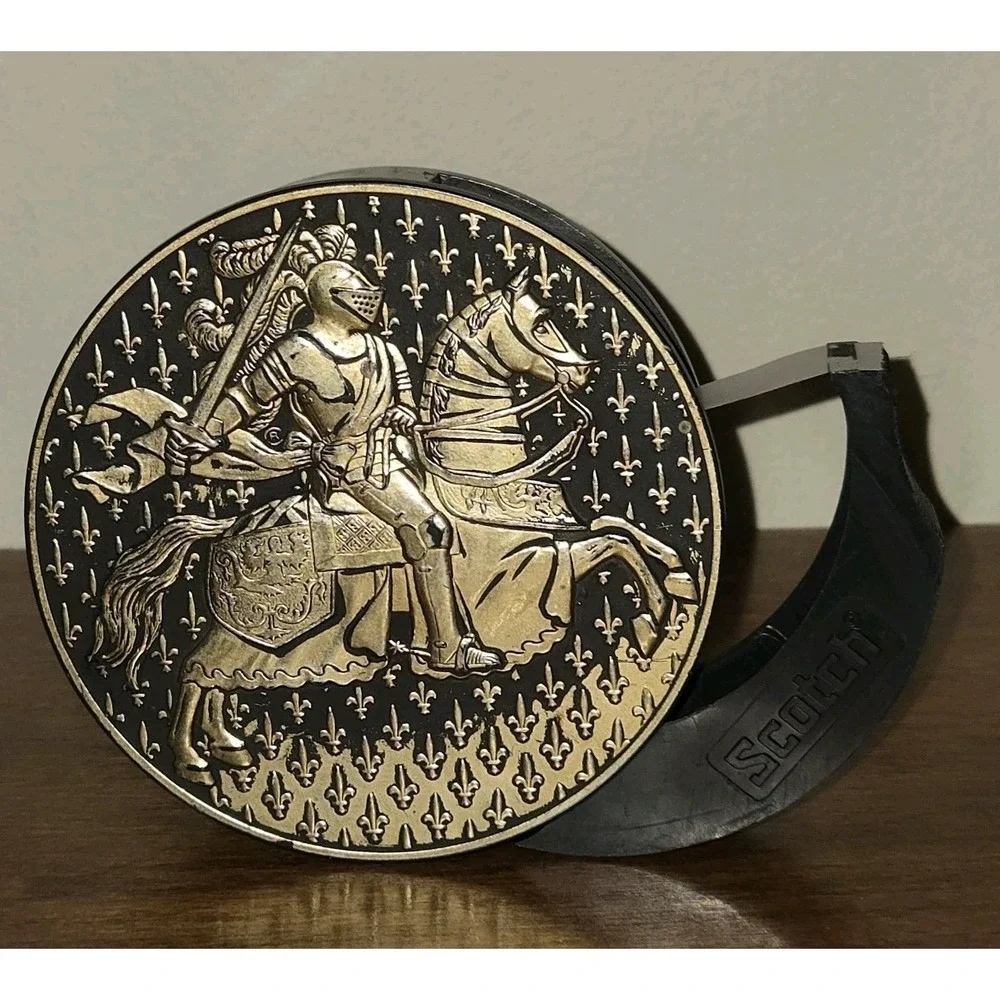 Knight on Horse Tape Dispenser Scotch 3.5